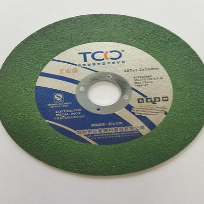 80m/S broyeur inoxydable Metal Cutting Disc T27 T41 solides solubles coupant la roue