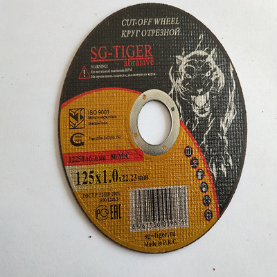 T41 métal de 5 pouces coupant la roue découpée 1.2mm abrasive d'acier inoxydable des disques 125mm