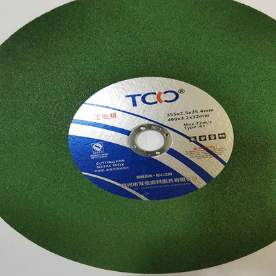 Disque de coupe de TCO T41 affilant la roue 355mm résine de Syntthetic en métal de 14 pouces