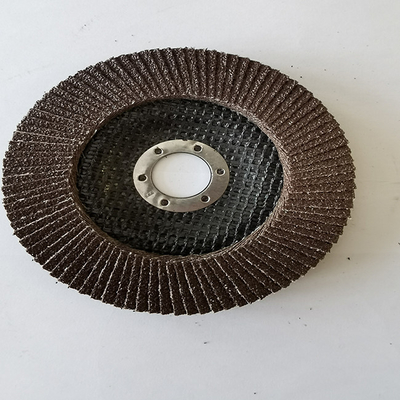 Acier inoxydable de roue à disque d'aileron d'oxyde d'aluminium de T27 ao pour le ponçage à grande vitesse